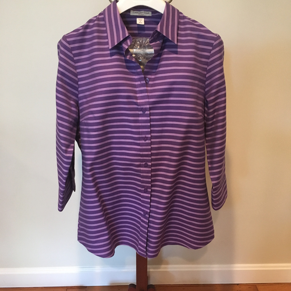 Coldwater Creek Purple and Violet Blouse or Jacket